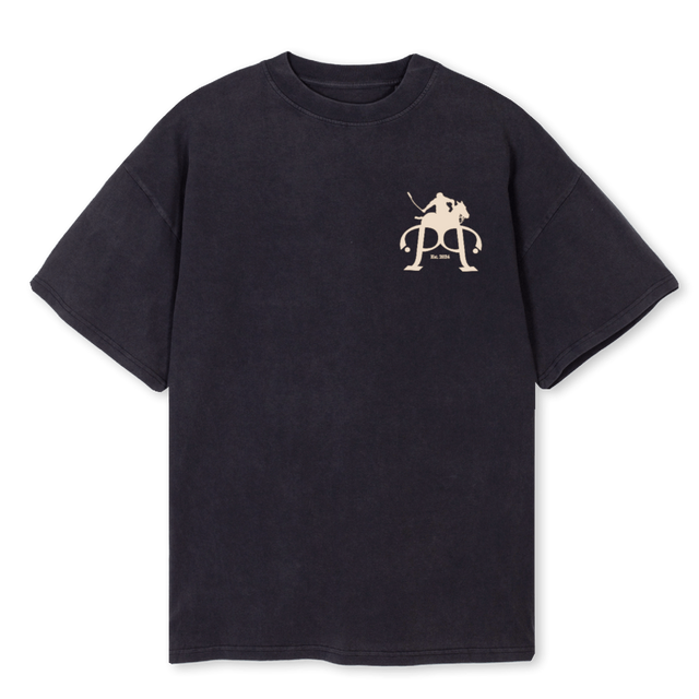 VBLACKC Vintage Black Oversized Tee.