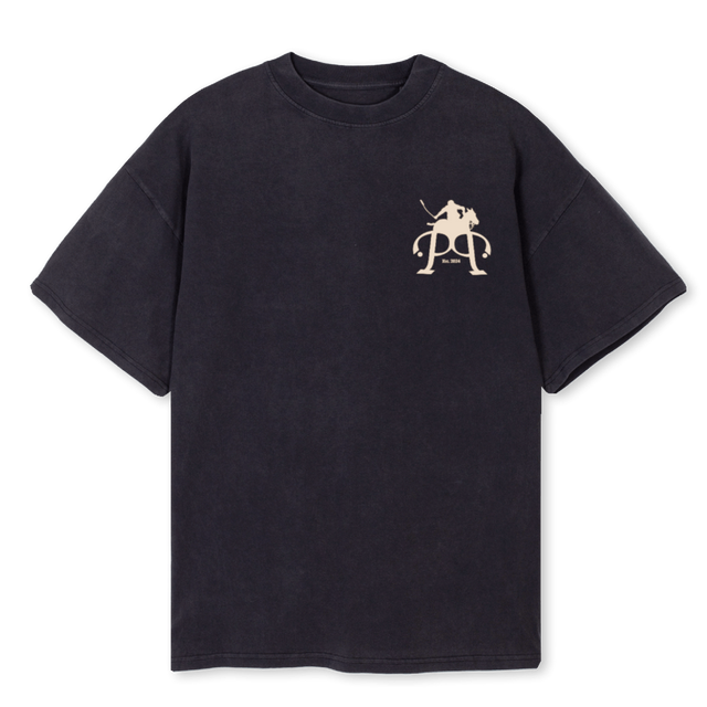 VBLACKH Vintage Black Oversized Tee.