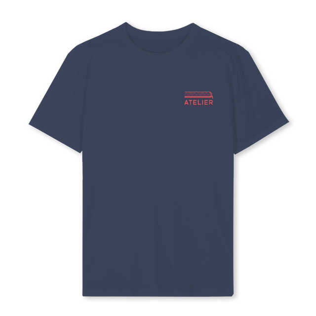 BRIDGERED Navy Blue Regular Tee.