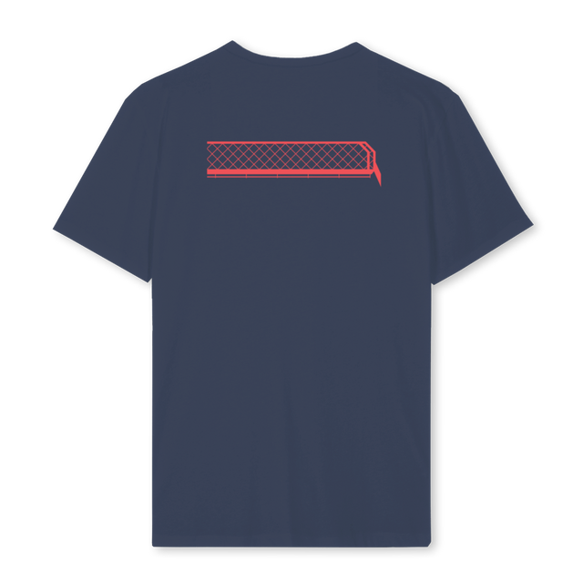 BRIDGERED Navy Blue Regular Tee.