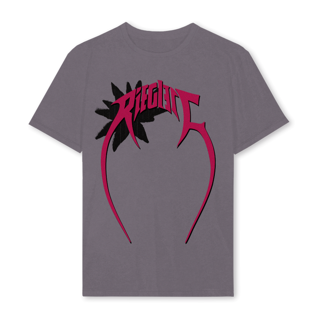 FLOWERRVRGREYTWO Pigment Grey Regular Tee.