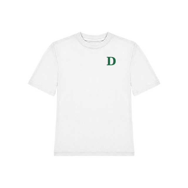 FEMME GERI  White Women’s Clean Cut Tee.