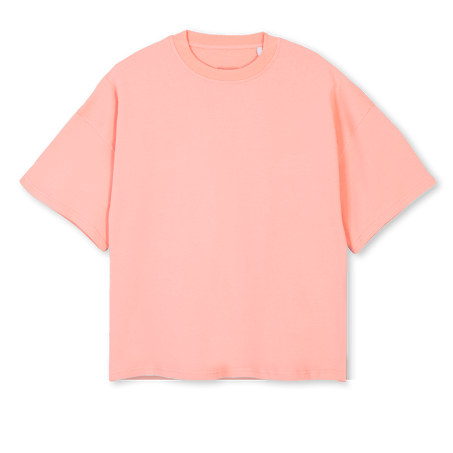 ROSEBAYA Pink Clay Oversized Boxy Tee.