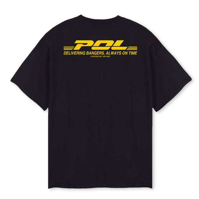 POL DHL Black Oversized Tee.
