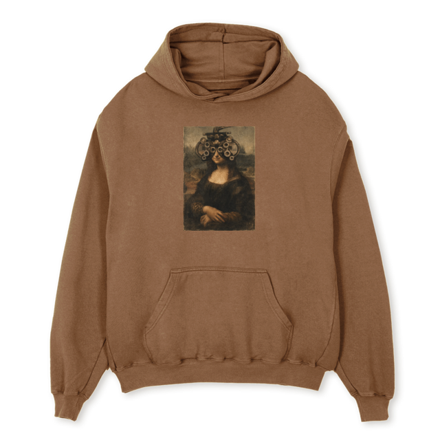 LISA TANHOODIE Vintage Tan Oversized Hoodie.