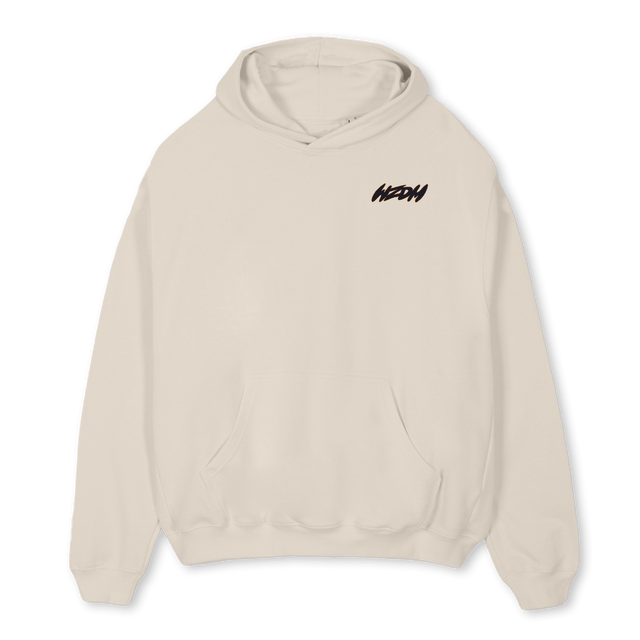 MANNONAMENATURHOODIE Natural Oversized Hoodie.