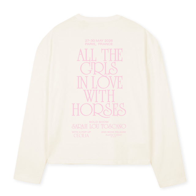 ATGILWHVTGWHLSTEE Vintage White Oversized Boxy LS Tee.
