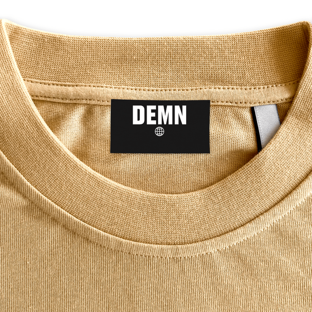 DEMN WORLDBLACK  Custom Neck Label.