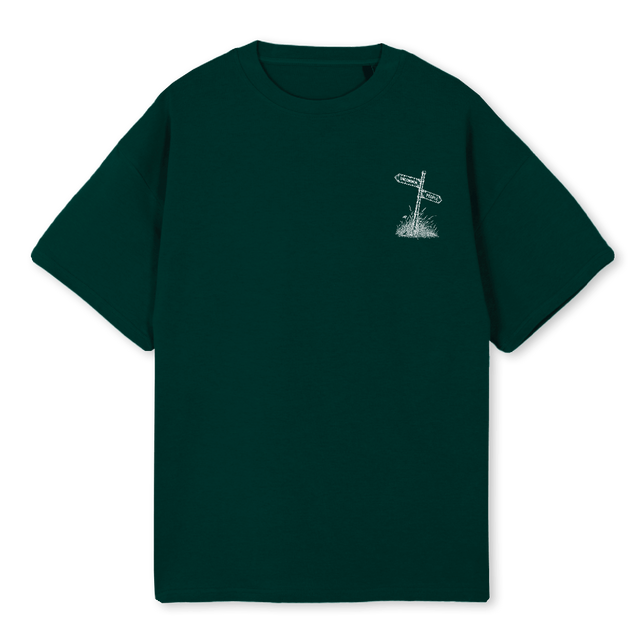 VILLAGE Wild Green Oversized Tee.