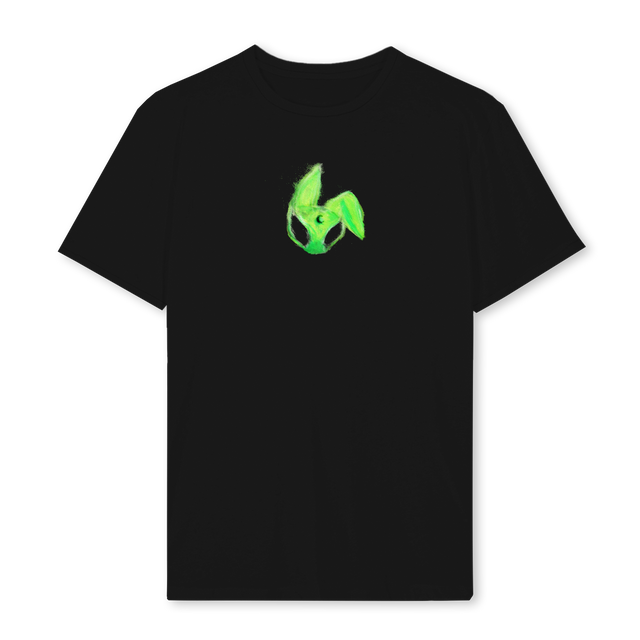 ALIENLITEBETA Black Regular Tee.