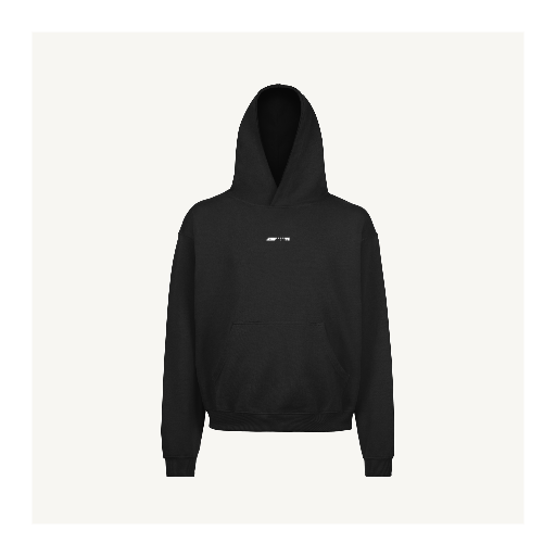 AGONYHOOD 01 Black Oversized Hoodie.