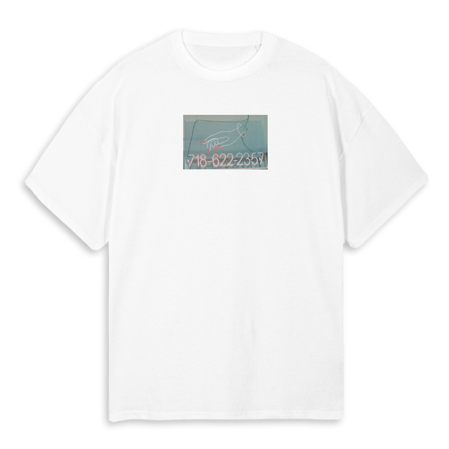 HIFIVEWHITE White Oversized Tee.