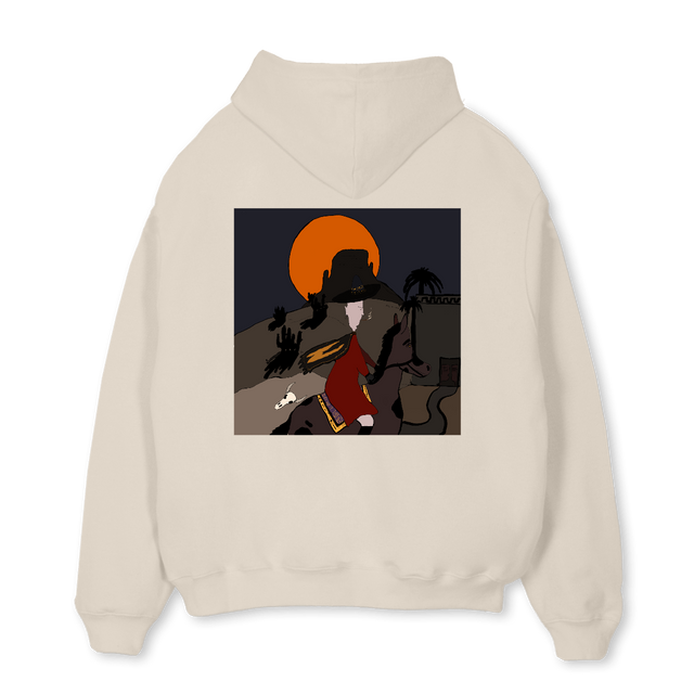 MANNONAMENATURHOODIE Natural Oversized Hoodie.
