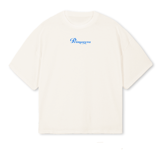 FBT Vintage White Oversized Boxy Tee.