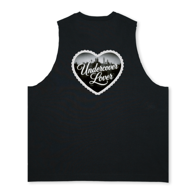 UNDERCOVER Deep Black Oversized Vest.