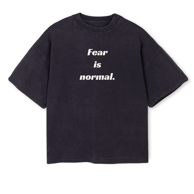 WTOSBTFT Vintage Black Oversized Boxy Tee.