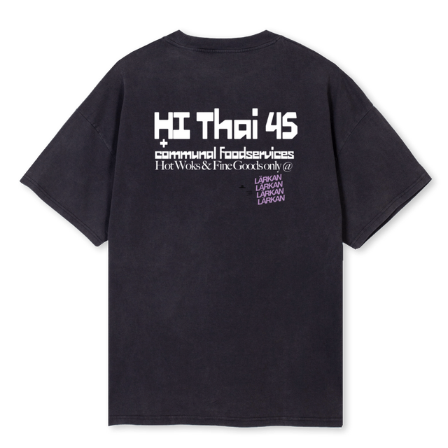 HITHAIVINTAGEBLACK Vintage Black Oversized Tee.