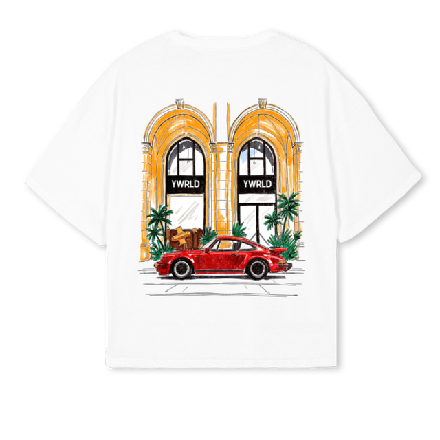 PS White Oversized Boxy Tee.
