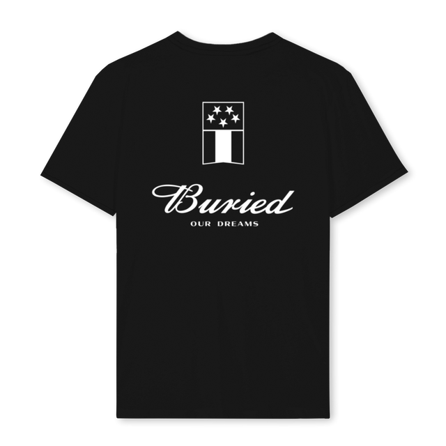 BURIED Black Regular Tee.