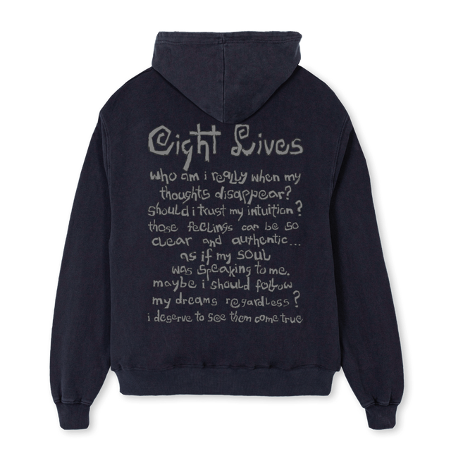 LOOK WITHIN Vintage Black Oversized Hoodie.