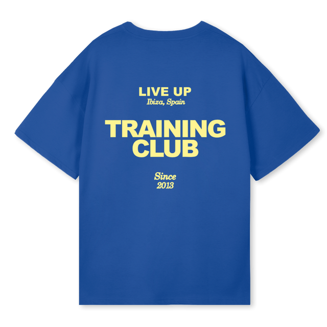 LIVEUP LEMO Cobalt Blue Oversized Tee.