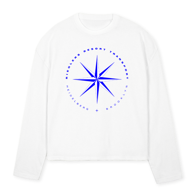 RGLRESPORTLS White Oversized Boxy LS Tee.