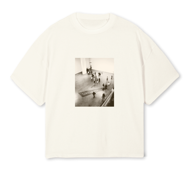 CREAMSF Cream Oversized Boxy Tee.
