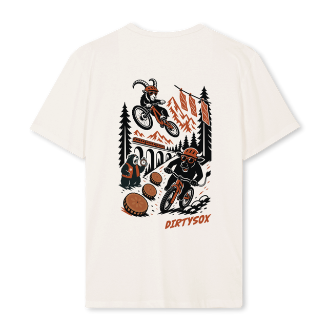 RIDEGRISONOFFWHITE Vintage White Regular Tee.