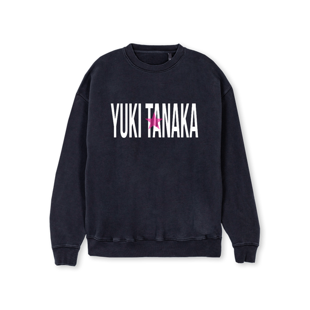 NKKILI Vintage Black Regular Crewneck Sweater.