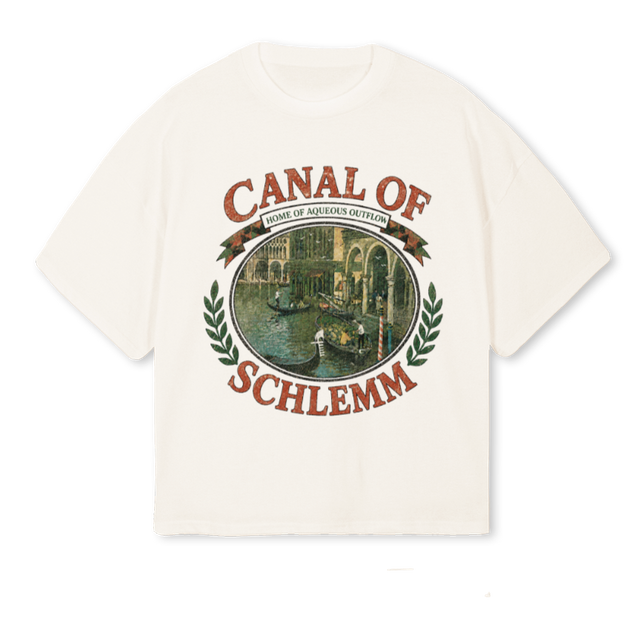 SCHLEMM OWSHIRT Vintage White Oversized Boxy Tee.