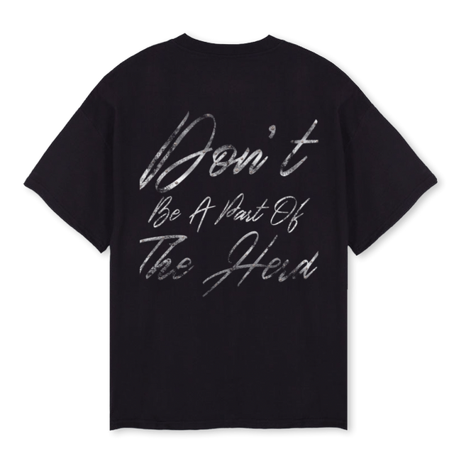 SHEEP Black Oversized Tee.