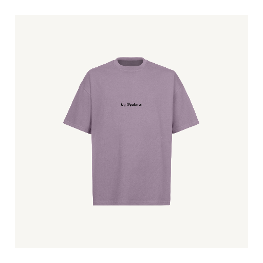 Black BYOP OT Purple Oversized Tee.