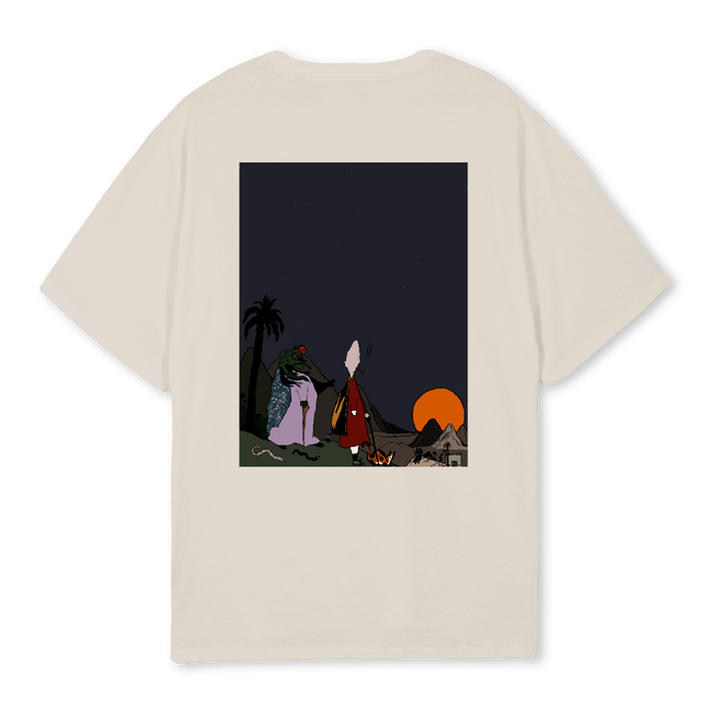 OPHIUCHUSVINTAGE Natural Oversized Tee.