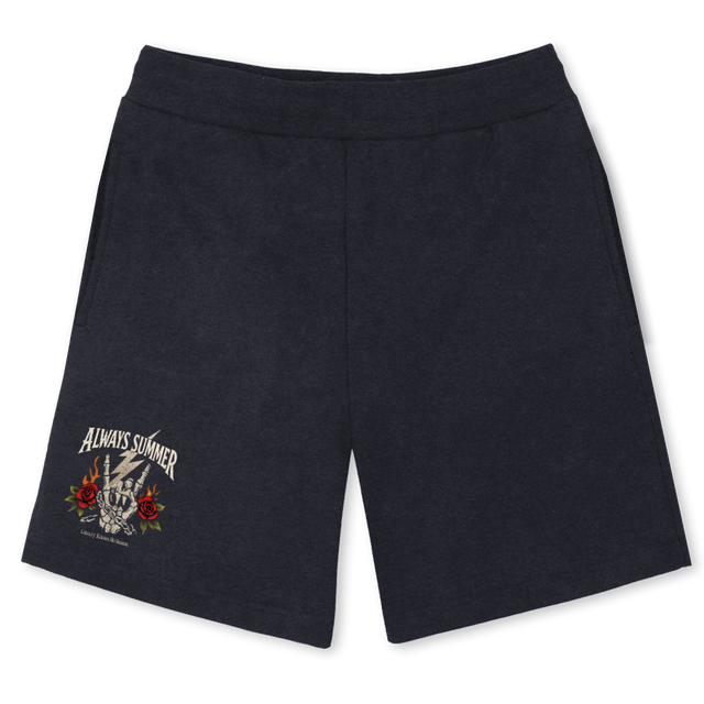 WTPB Vintage Black Relaxed Sweatshorts.