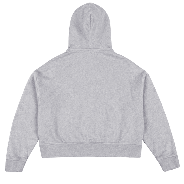 LDCLUB Light Grey Marl Oversized Boxy Hoodie.