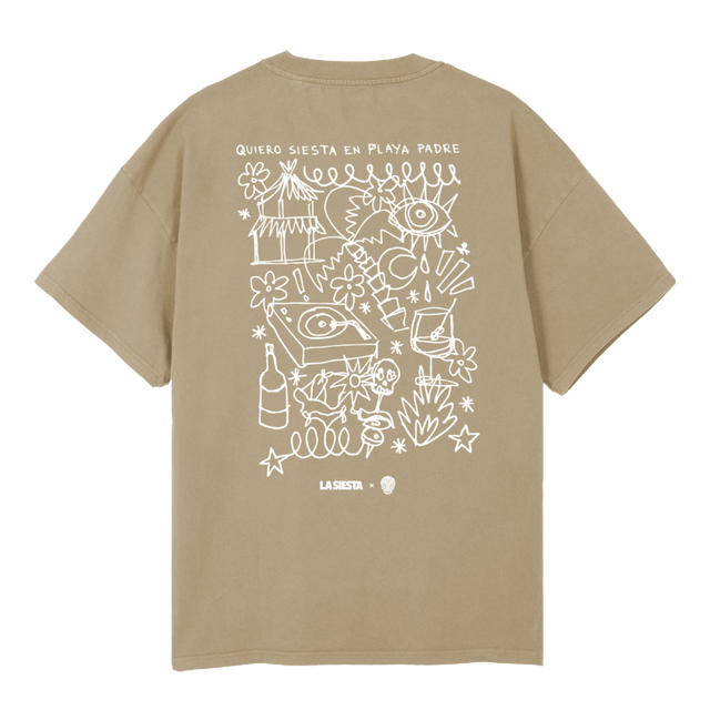 REGULARPLAYAPADRE Vintage Dune Oversized Tee.