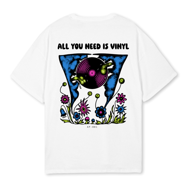 APONEED White Oversized Tee.