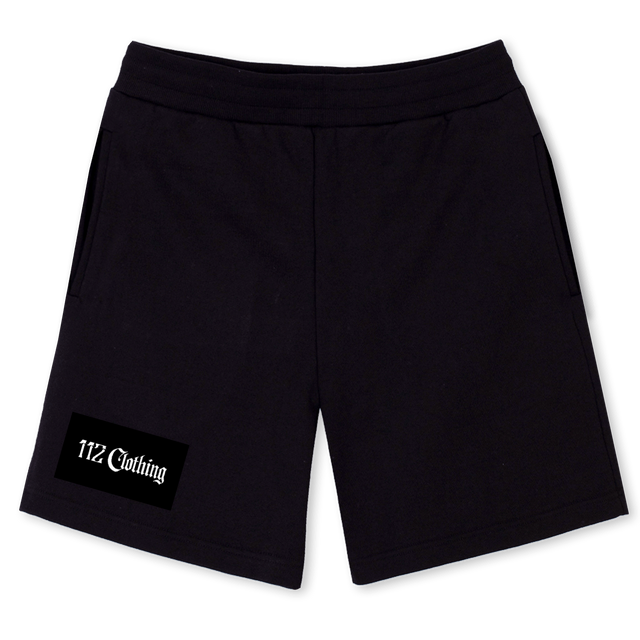 DTGSHORTS Black Relaxed Sweatshorts.