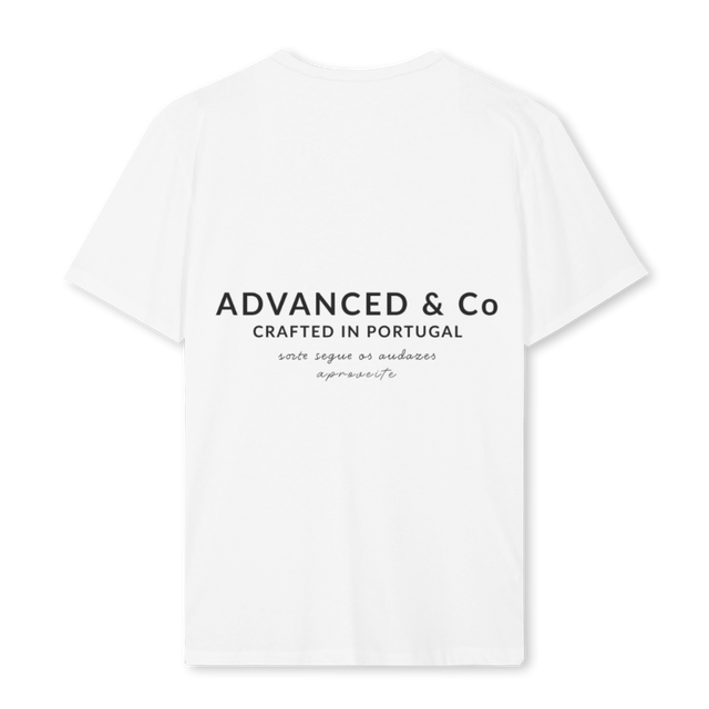 TEESAMPLE White Regular Tee.