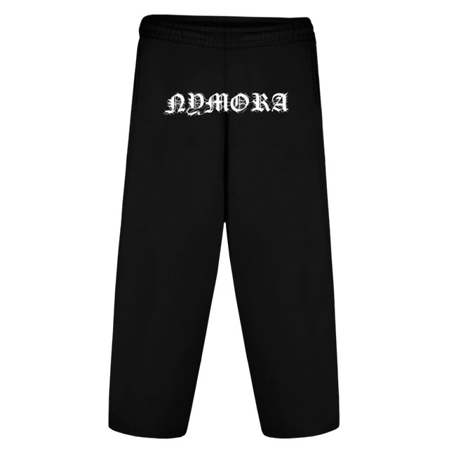 BWWWWWWWW Black Straight-Leg Baggy Sweatpants.