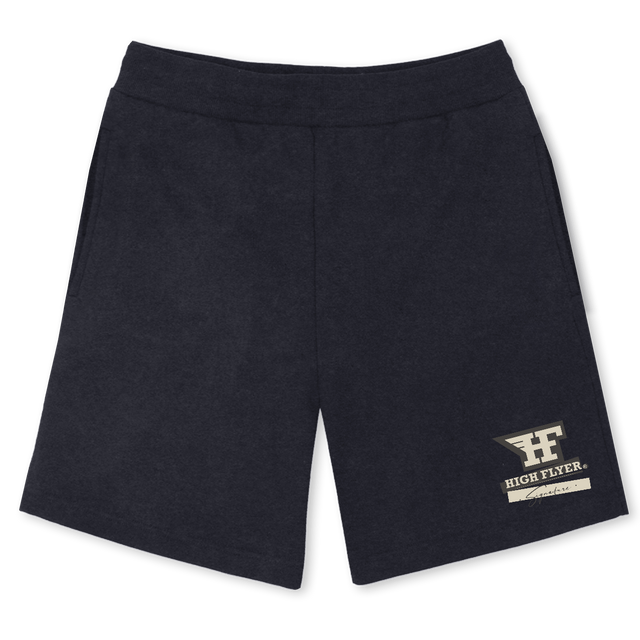 VINTSHORTS Vintage Black Relaxed Sweatshorts.