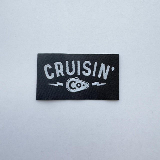 CRUISIN OL Custom Neck Label.