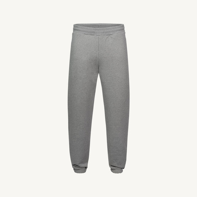 Grey Marl Relaxed Sweatpants Mockups.