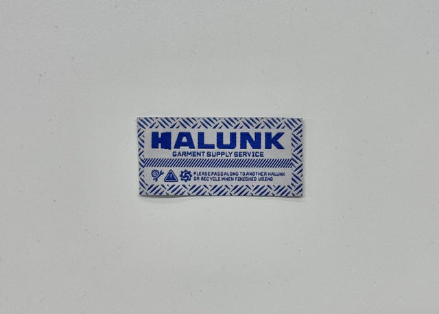 HALUNK Custom Neck Label.