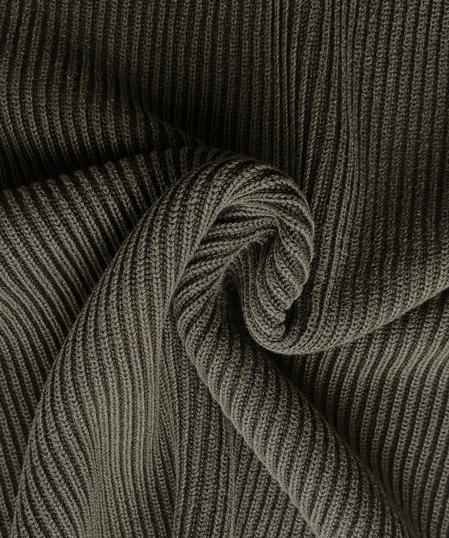 Vintage Olive Tejo Relaxed Knit Sweater.