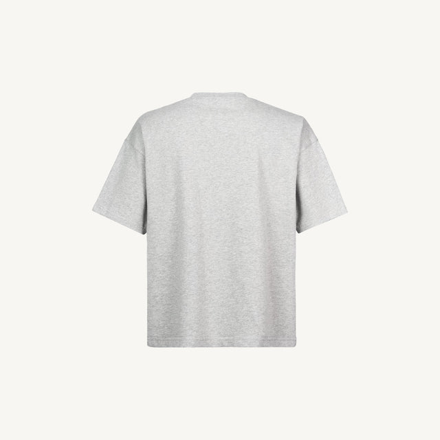 Light Grey Marl Oversized Boxy Tee.