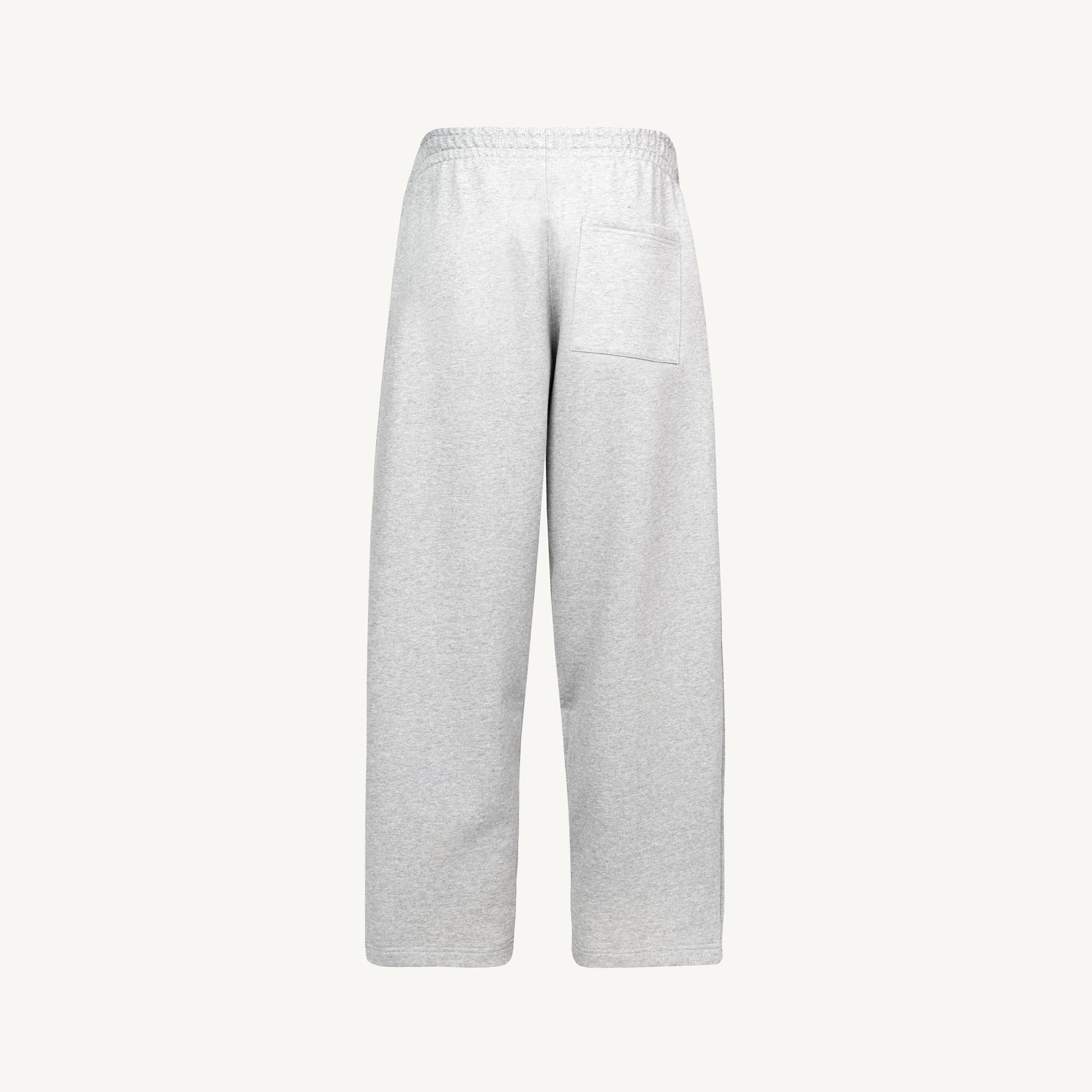 Ultra Heavy Light Grey Marl Straight-Leg Relaxed Sweatpants