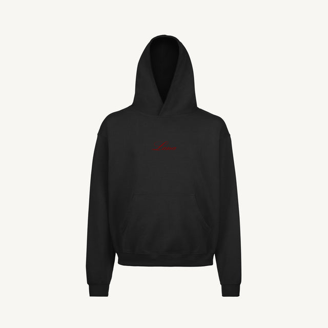 LANAHOODIE Black Oversized Hoodie.