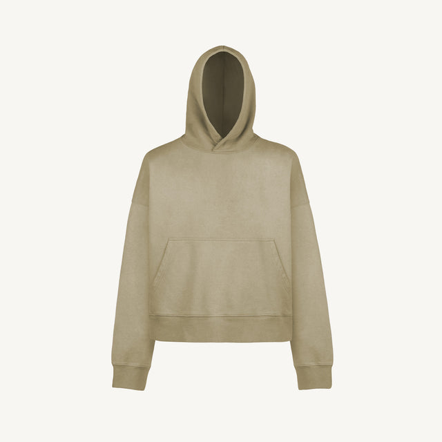 Oversized Boxy Hoodie Embroidered Sample.