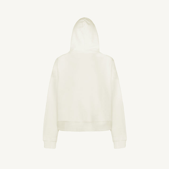 Vintage White Oversized Boxy Hoodie.
